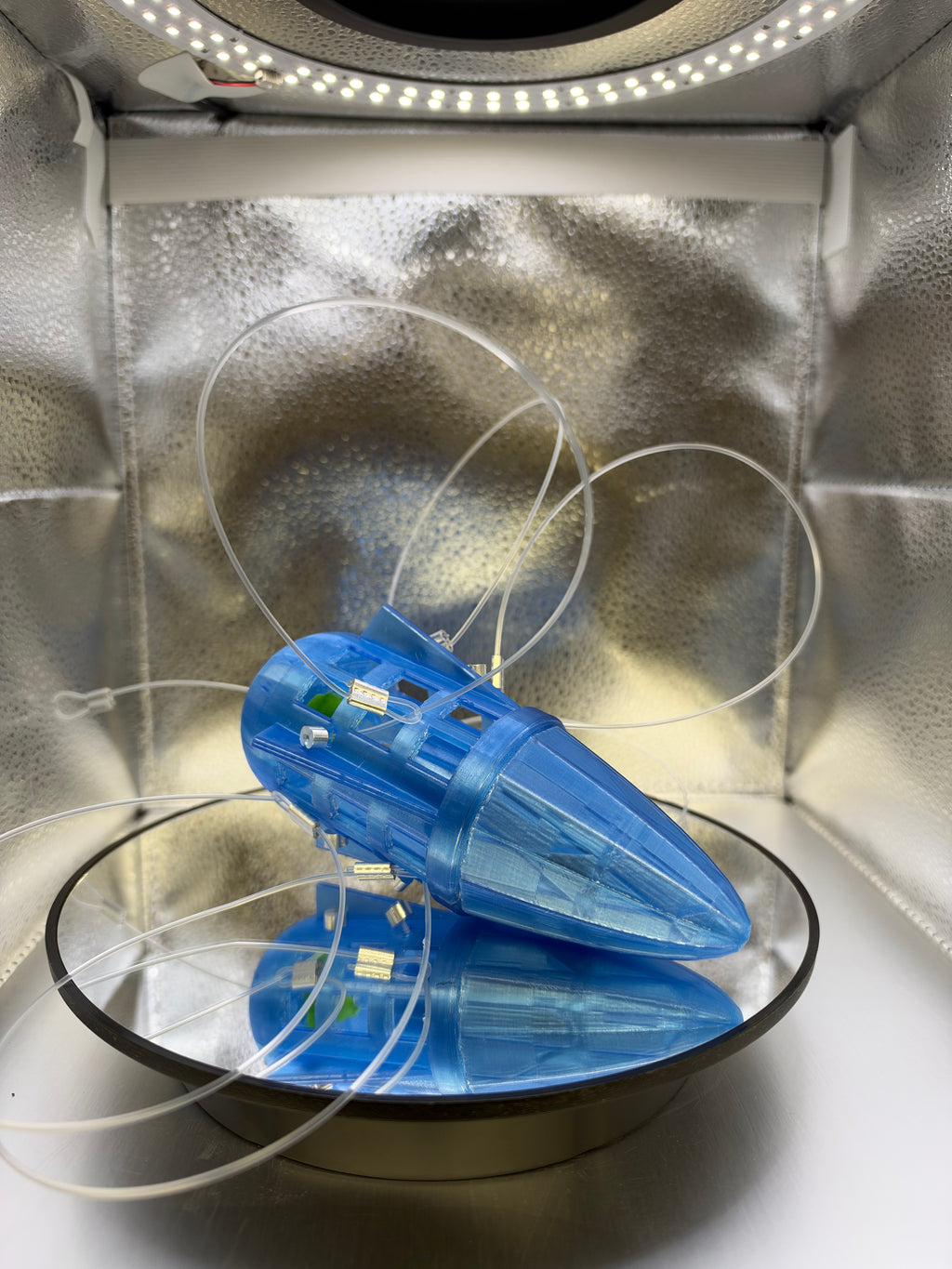 The Rocket Snare V7 Transparent Blue 8oz (free USPS Shipping)