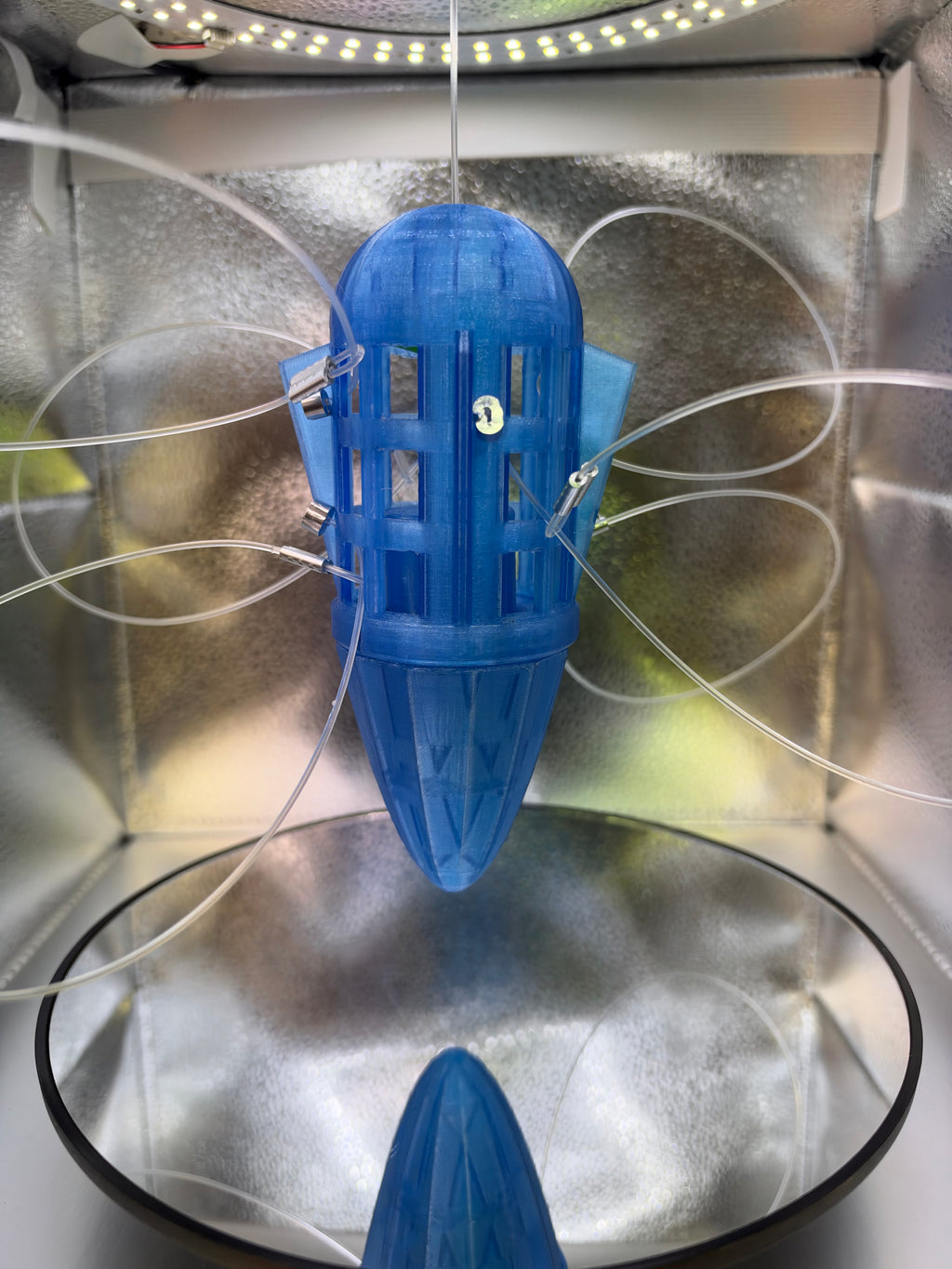 The Rocket Snare V7 Transparent Blue 8oz (free USPS Shipping)